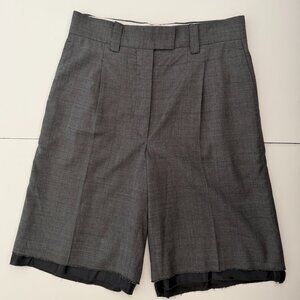 Miu Miu SS22 Prince of Wales Check Bermuda Shorts IT38